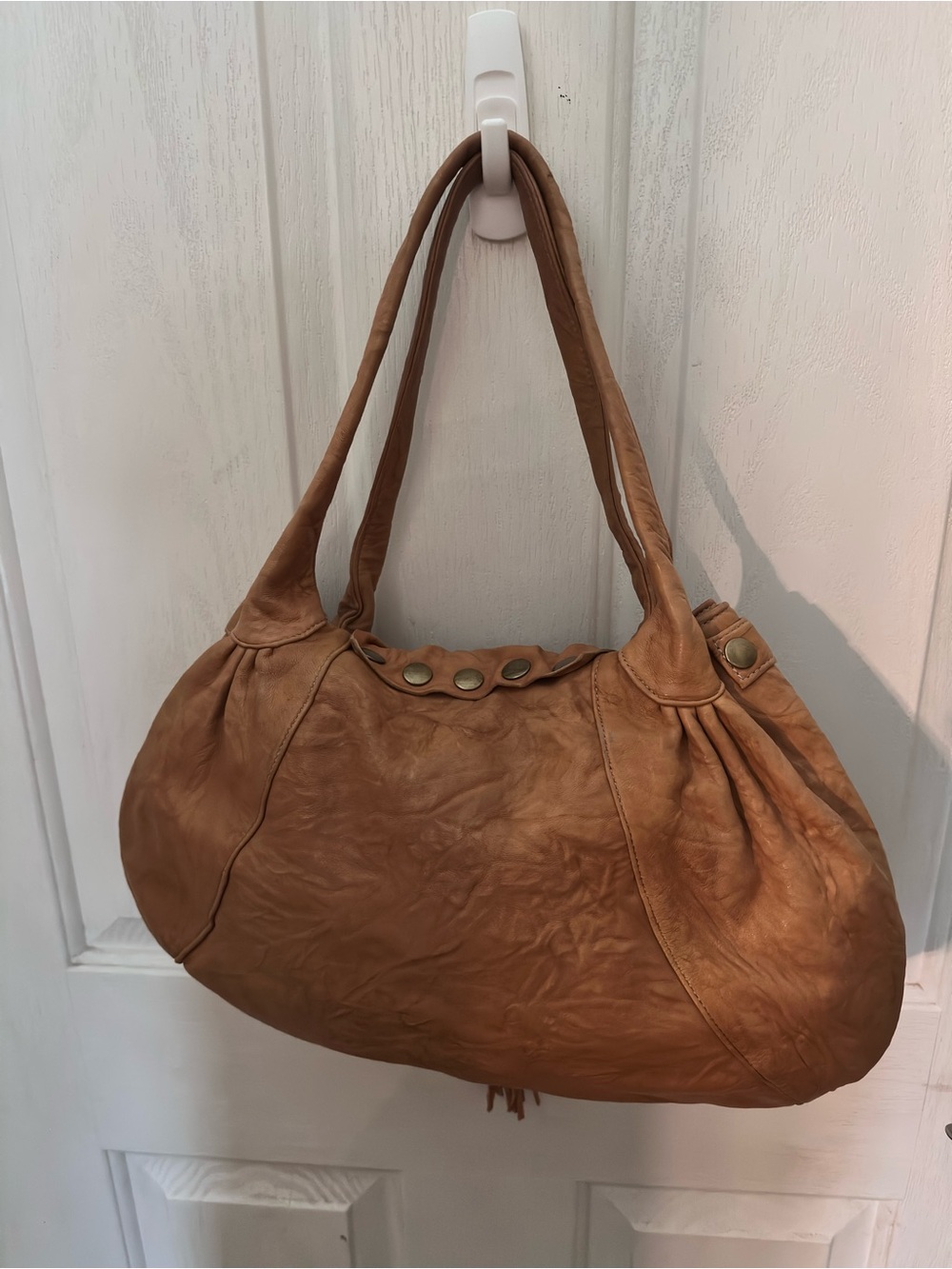 Vintage Viva Bags of California Soft Leather Hobo Shoulder Bag Made in USA - Picture 5 of 16